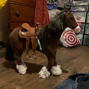 American Girl Prancing Horse